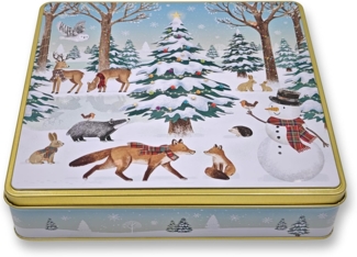 MediMuc Keksdose Winterwald - wunderschöne kleine Gebäckdose
