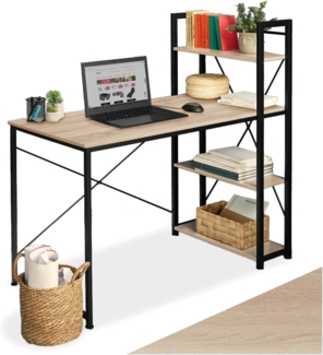 tectake Schreibtisch Computer-Schreibtisch (1-St, 1 tlg), Markanter Computer-Schreibtisch im typischen Industrial Style