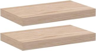 vidaXL Schweberegale 2 Stk. 40x23,5x4 cm Holzwerkstoff 4010683