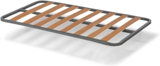 HOGAR24 ES | Basic Lattenrost ohne Beine | Latten aus Pappelholz | Stahlrohrgestell 30x30 cm | Maße: 90x180 cm