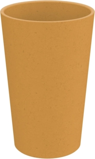 Koziol Becher 2er-Set Connect Cup L, Trinkgläser, Kunststoff-Holz-Mix, Nature Wood, 350 ml, 7022702