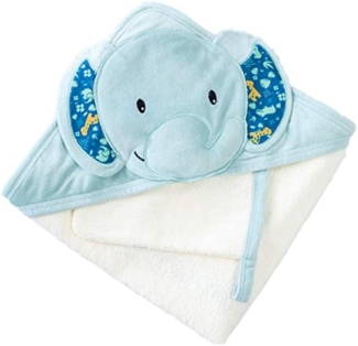 Domiva Zanimo Badetuch, bestickt, mit Handschuh, 75x75 cm
