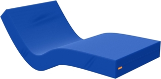 miasuite i sogni italiani Geriatrische Matratze mit Gelenk, Größe 90x190 cm, Abnehmbarer Bezug, hygienischer wasserdichter Bezug