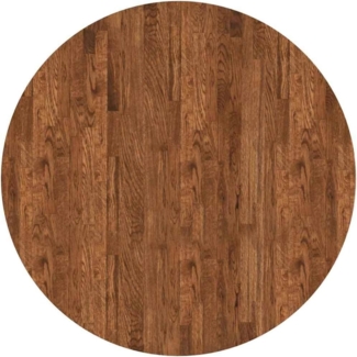 vidaXL Tischplatte Braun Ø 90 x 2.5 cm Massives Eichenholz 42016012