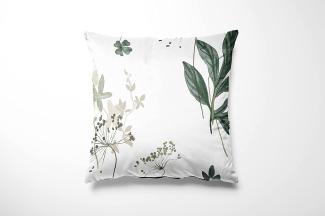 Mako Satin Bettwäsche Wildflowers Kissenbezug 40x40 | freundin home collection