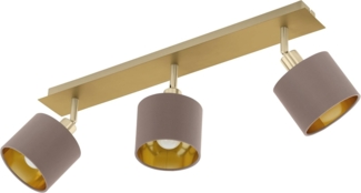 Eglo 97538 LED VALBIANO messing-gebürstet, nickel-matt cappuccino, gold L:56cm B:7cm