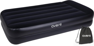 Avenli Luftmatratze Luftbett selbstaufblasend 195 x 96 x 46 cm hoch, (Gästebett aufblasbar mit integrierter Elektropumpe für 1 Person, 2-St), Aufblasbares Reise Bett inklusive Pumpe und Tragetasche