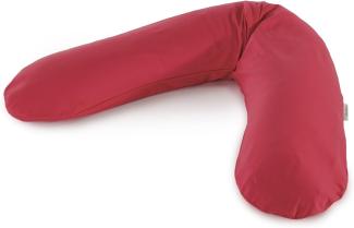Theraline Stillkissen "Das Original" Microperlen inkl. Bezug 190 cm 159 Kirschrot (Bamboo)