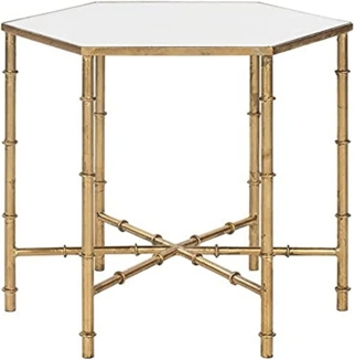 Safavieh Akzenttisch, Metall, Gold/Spiegel, 50 x 43 x 43.18 cm