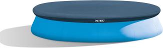 Intex Poolplane rund, Polyethylen blau, 366 cm