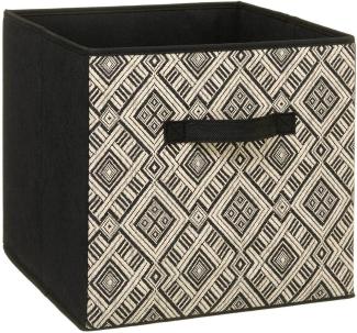 Regalbox aus Stoff ETHNIQUE, 31 x 31 x 31 cm