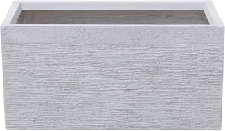Blumentopf weiß rechteckig 60 x 29 x 30 cm MYRA