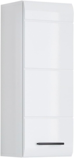 Badmöbel Hängeschrank Skin Hochglanz weiß