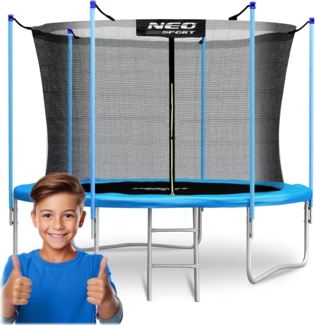 Gartentrampolin Neo-Sport NS-08W181 mit Innennetz 8 5 FT 252 cm