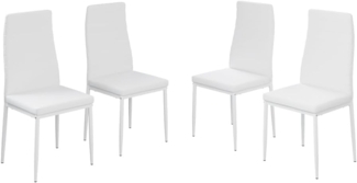 Vicco Esszimmerstuhl Weiß 42.5 x 48 cm 4er Set, Grand