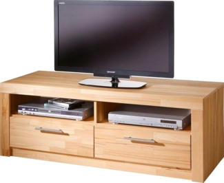Lowboard, TV-Tisch, Kernbuche teilmassiv geölt, ca. 125 cm