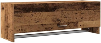 vidaXL Kleiderschrank Altholz-Optik 100x32,5x35 cm Holzwerkstoff 856616