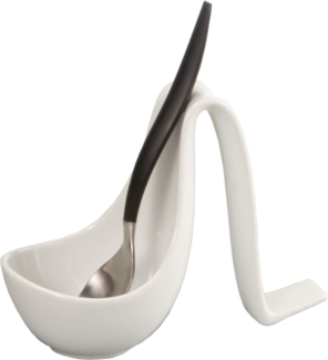 Kela Löffel Ablage Cuch Ara Weiss, 18x15,5 cm