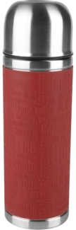 Emsa Thermoflasche Senator Sleeve, Silikonmanschette, Safe Loc Verschluss, dicht, 12h heiß, 24h kalt