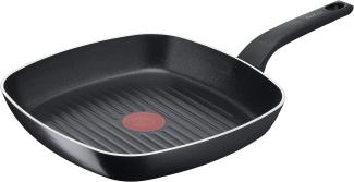 Tefal Easy Cook & Clean Grillpfanne 26x26 cm, Antihaftbeschichtung, Thermo-Signal Temperaturindikator, Schwarz, B5554032