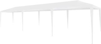 vidaXL Partyzelt 3x9 m PE Weiß 45080