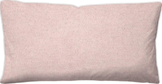 biberna Melange-Flanell Kissenbezug 0840500 MELANGE UNI, mint, 1x 80x80 cm