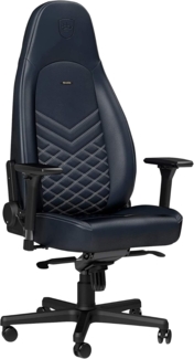 noblechairs ICON TX Schreibtischstuhl Gaming Stuhl - Chefsessel Bürostuhl Ergonomisch 150kg - Drehstuhl mit Rollen - Game Stühle - Textilgewebe - Inklusive Kissen - Anthrazit