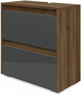 Waschbeckenunterschrank Majest Anthrazit Hochglanz 60.2 x 62.1 cm Vicco