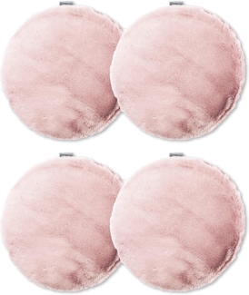 jilda-tex Sitzkissen 4er Set Sitzkissen Felloptik