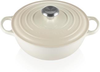 Le Creuset La Marmite Signature 24 cm Meringue - 20 bis 24 cm - Creme/Beige