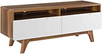 Modway-Origin Mid-Century Moderner 47-Zoll-TV Board, Weiß, 39 x 119 x 48 cm