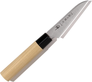 Tojiro Edelstahl-Gemüse- und Obstmesser Zen Eiche cremefarben 9 CM