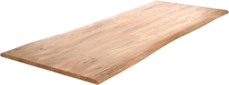 Esstischplatte Edge 240x100 cm Akazie Natur Live-Edge