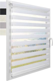 Sol Royal Doppelrollo SolDecor DL2 Weiß, 150x95x4 cm