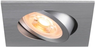 SLV NEW TRIA® 68, Deckeneinbauleuchte, quadratisch, max. 10W GU10, aluminium - Einbauleuchten