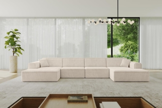 ALTDECOR Wohnlandschaft IREA-U2-v3, Sofa Praktische Bequeme Funktionsecke Couch U-Form Eckcouch, Corner Sofa U-Form Vielseitige Sofa Wohnlandschaft Wohnzimmer
