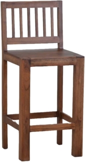 MiaMöbel Barstuhl Thali Massivholz Sheesham Modern Indien Indisch