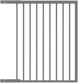 Geuther Verlängerung EASYLOCK Plus Passung: 64 cm stabile Erweiterung sichere Steckverbindung ohne Bohren geeignet für alle Easylock Gitter kombinierbar mit Zusatzklemmensets Anthrazit, 0095VS