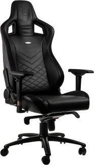 noblechairs Epic Gaming Stuhl - Bürostuhl - Schreibtischstuhl - PU-Kunstleder - Inklusive Kissen - Schwarz/Blau