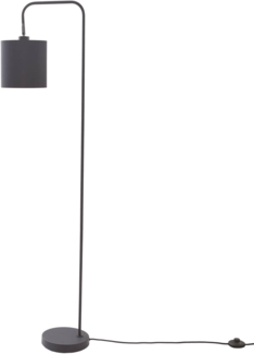 Lindby Stehlampe Hinay, Metall, Schwarz IP20, 1 x 15 W LED