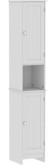 Home Discount Bath Vida Priano Badezimmerschrank, stehend, Holz, Weiß