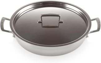 Le Creuset 3-Ply Antihaft Profipfanne mit Deckel 30 cm