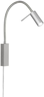 Fischer & Honsel 30412 LED Bettleuchte River Nickel matt 2700K