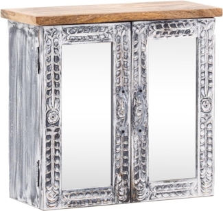 Spiegelschrank Santa Cruz grau