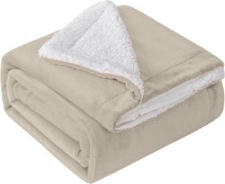 Mixibaby Hochwertige Wohndecken Kuscheldecken, extra Dicke warm Sofadecke/Couchdecke, Größe:150 cm x 200 cm, Farbe:Grau