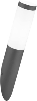 Fackel-Wandleuchte, Edelstahl anthrazit, H 40 cm, BOSTON