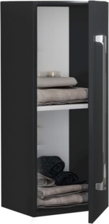 VCB3 Badschrank Badmöbel Wandschrank Badezimmer Bad Möbel Schrank Schwarz