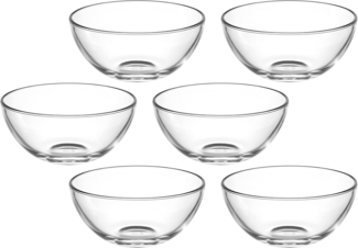 LEONARDO Schale CUCINA, 14 cm, 6er-Set, Glas, (Set, 6-tlg), Spülmaschinengeeignet