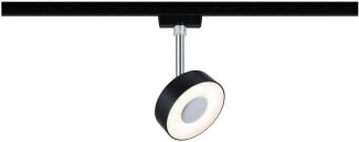 Paulmann 96915 URail LED-Spot Circle 5W Schwarz matt 2700K Metall/Kunststoff dimmbar