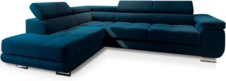 Masseno Ecksofa SELVA mit Schlaffunktion L-Form, Sofa mit Bettkasten